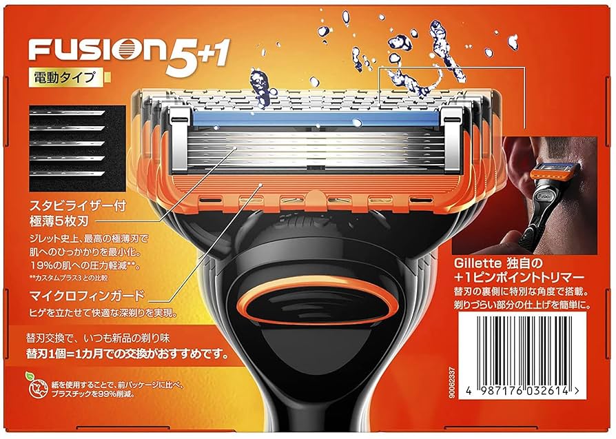 Amazon.co.jp: Gillette 【正規品】 ジレット 髭剃り 電動 替刃
